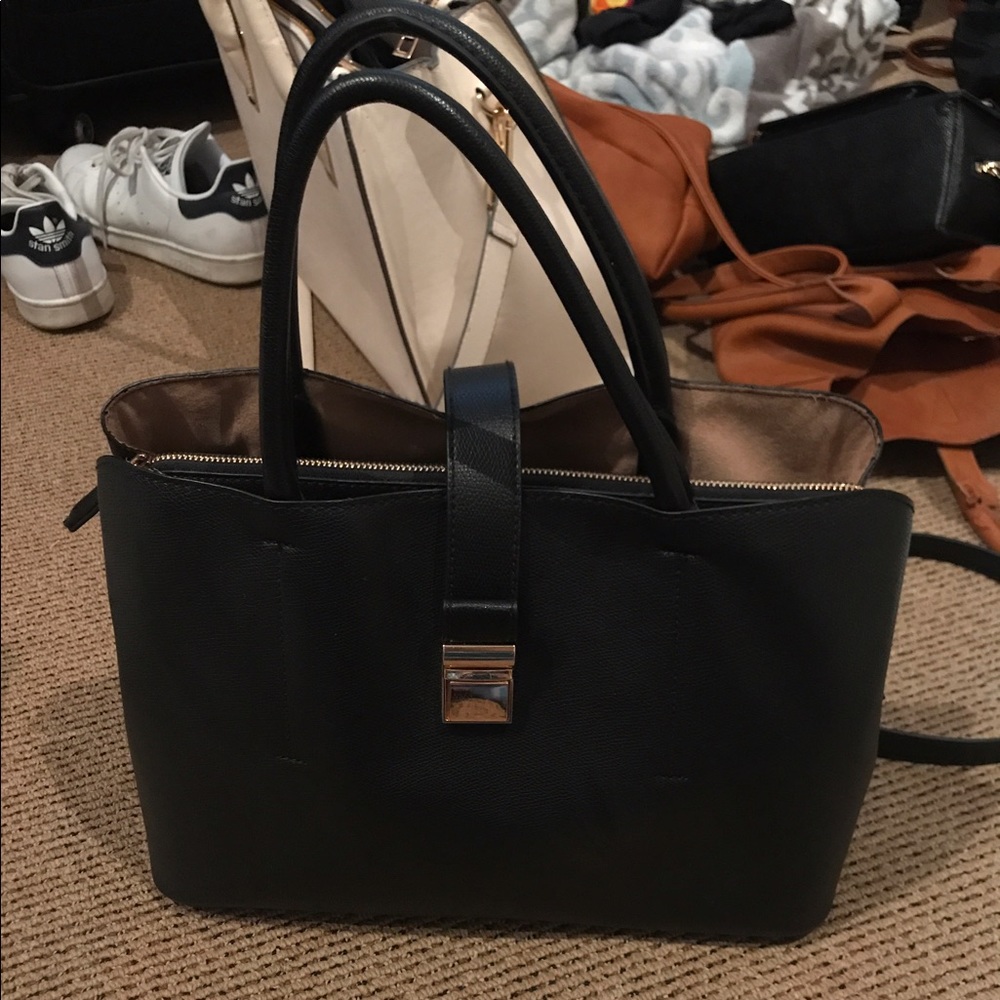 Stylish black work bag